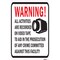 Signmission Safety Sign, 12 in Height, Aluminum, 24666 A-1218-24666 - alternate 1